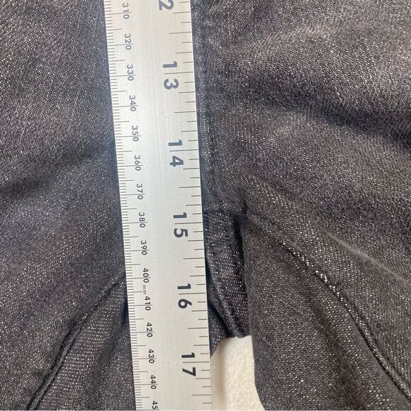 Gap Maternity New With Tags Full Panel Crop Flair Black Jeans Size 28R - Picture 11 of 13